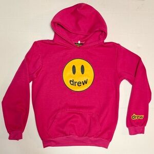 Justin Bieber Drew House Pink Hoodie Size Small (0051)